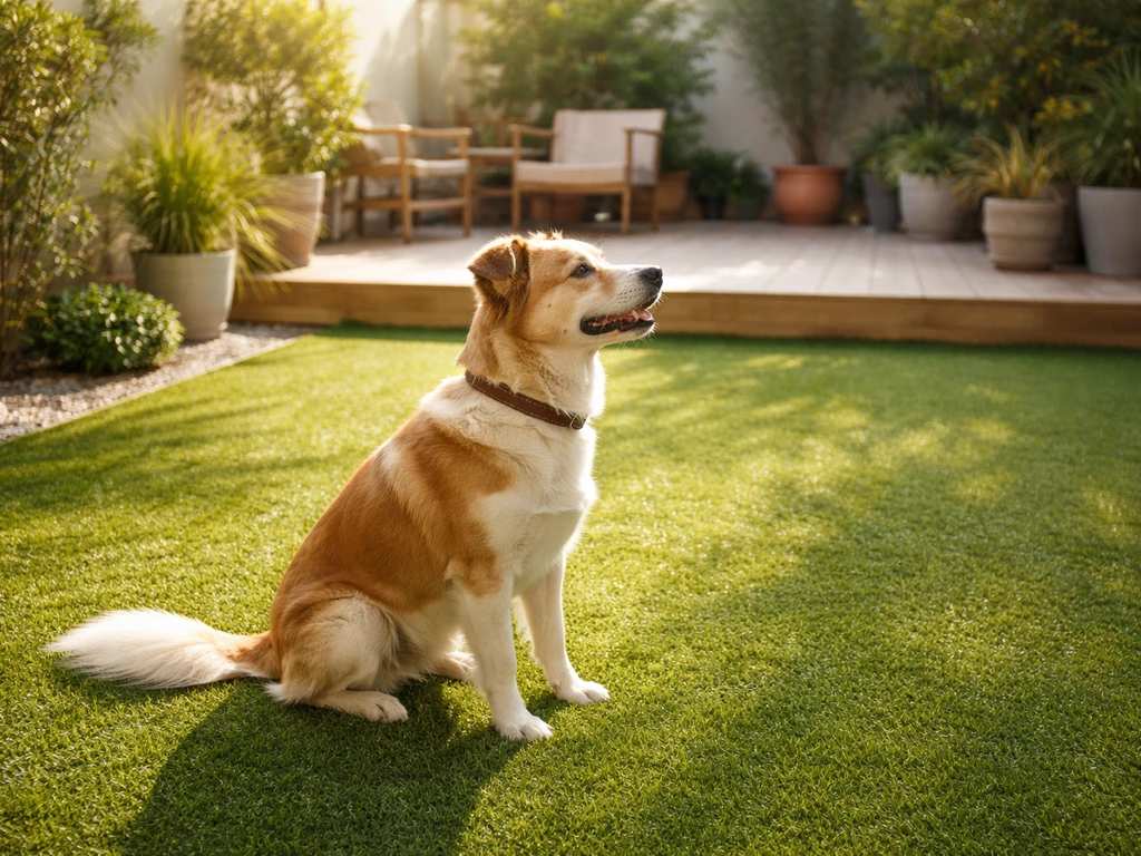 Gazon synthétique et chien : guide pratique en France