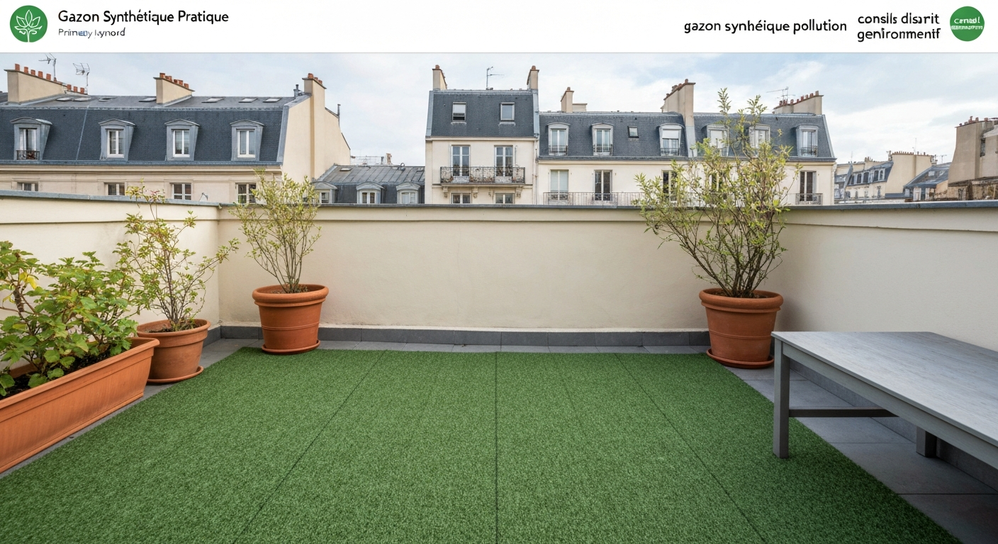 Gazon synthétique pollution : guide pratique pour propriétaires