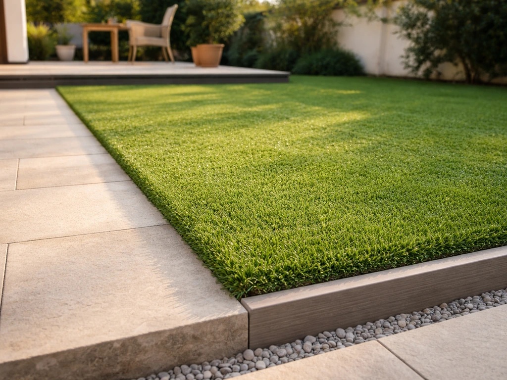 Déco terrasse faux gazon : pose durable, finitions et entretien