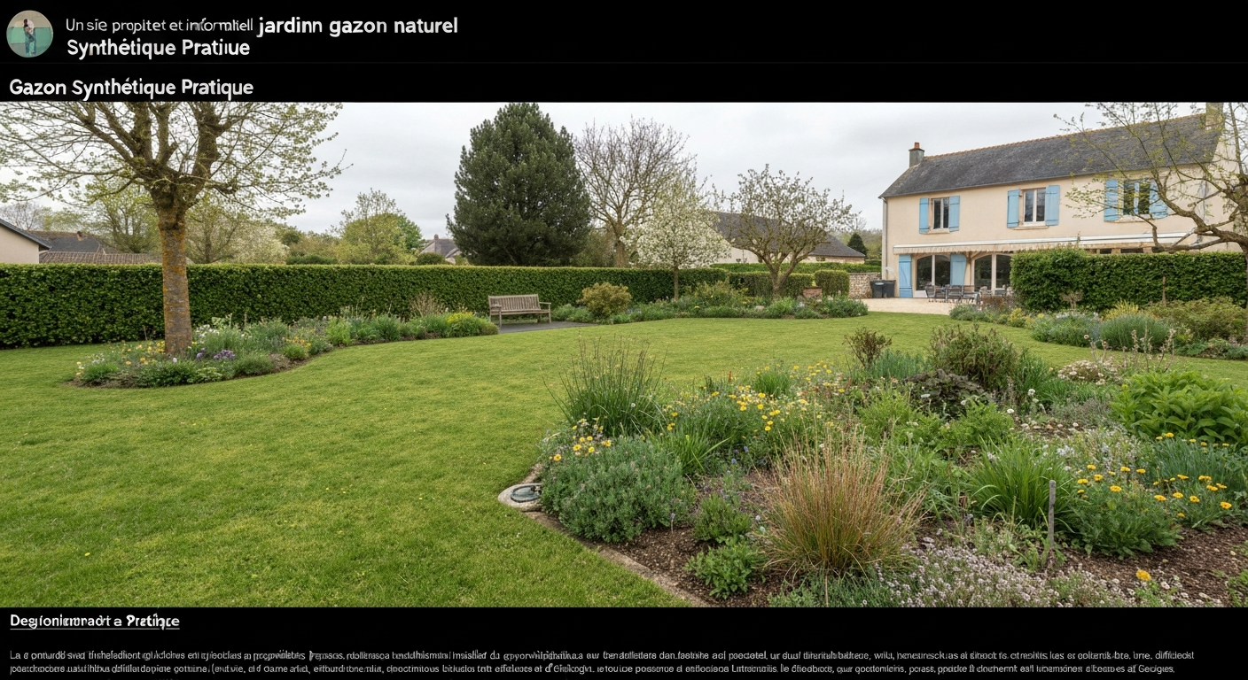 Jardin avec gazon naturel : guide complet pour propriétaires