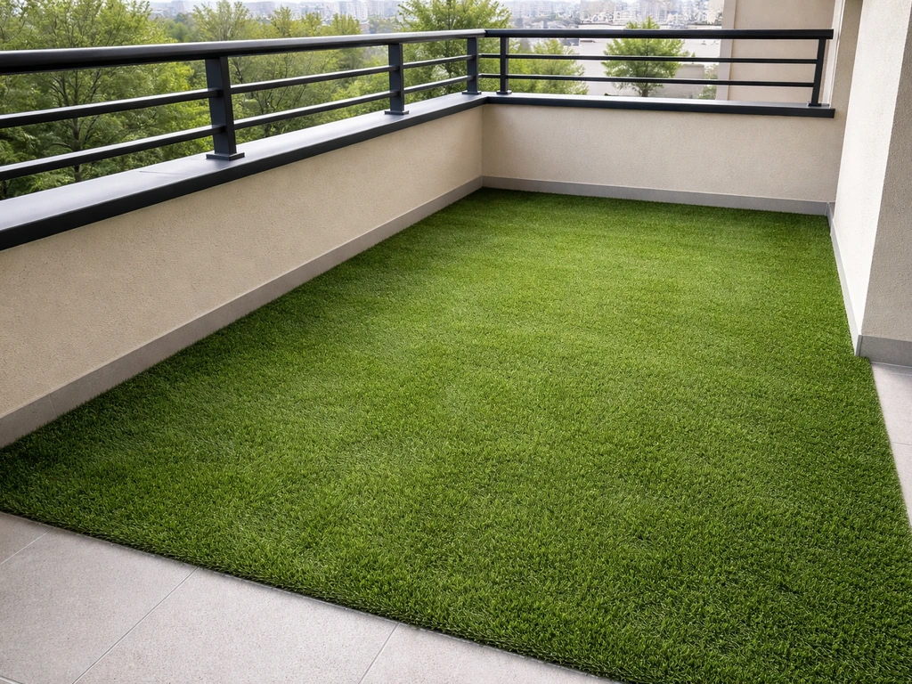 Gazon synthétique sur balcon : guide de pose pas à pas