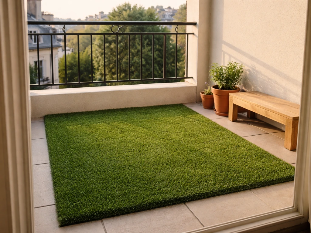 Idées déco gazon synthétique pour balcon : guide pas à pas